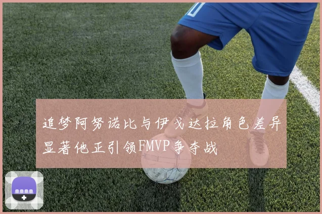 追梦阿努诺比与伊戈达拉角色差异显著他正引领FMVP争夺战